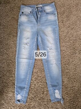KanCan Light Blue Distressed Skinny Jeans